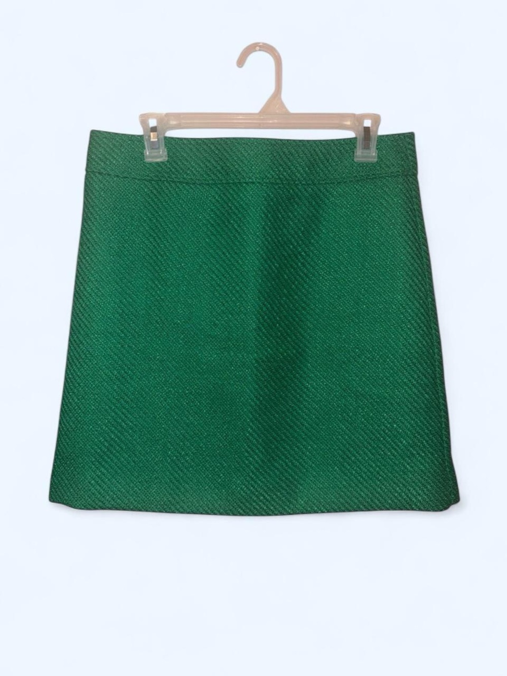 Brand New J. Crew Classic Emerald Green A-Line Mini Skirt